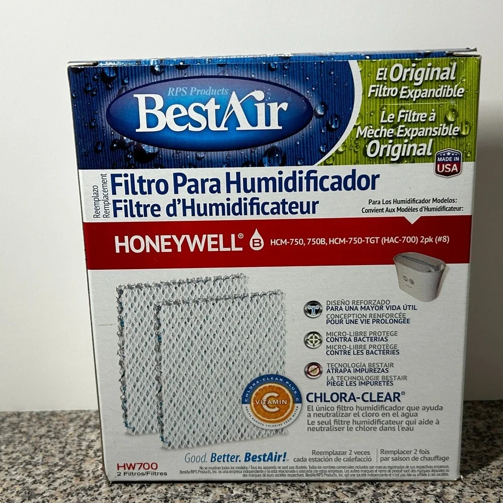 Best Air Humidifier Filter ~Honeywell - HW700-Made in USA! - 2 pack - New in Box